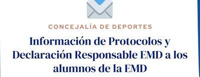 Protocolo y Declaración responsable EMD 2020/2021